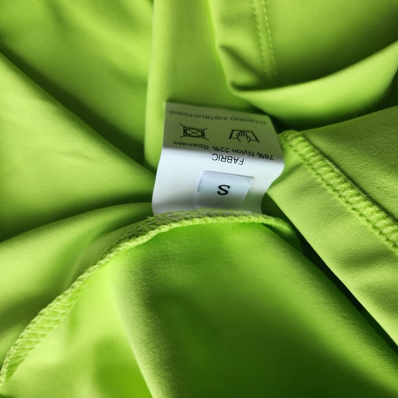 Neon Limegreen Athletic Dress - Picture 7 of 7